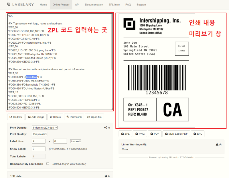 ZPL 명령어를 ZEBRA 프린터로 직접 인쇄하지 않고 미리보는 방법에 대해 알아보겠습니다. : 네이버 블로그