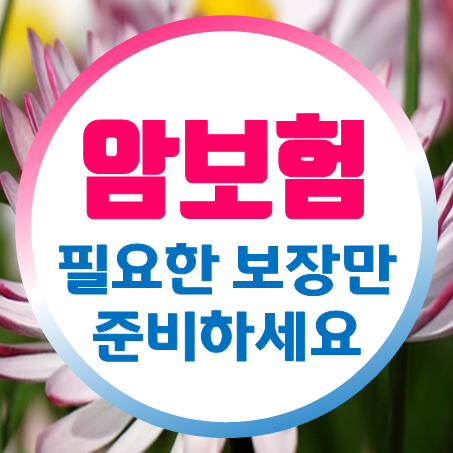  온라인암보험 가격 종합 암보장보험 금액을 직접 비교해 보세요.