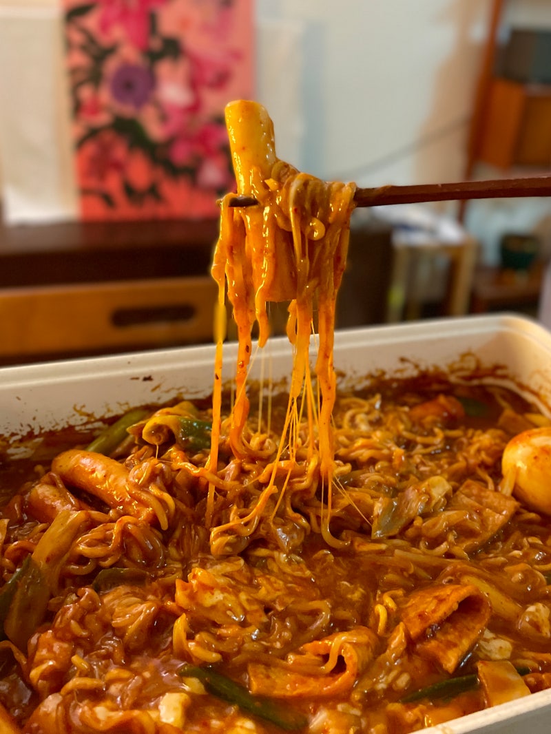 [자취요리] 혼자서도 2인분 먹게되는 신당동 즉석떡볶이 소스, 레시피