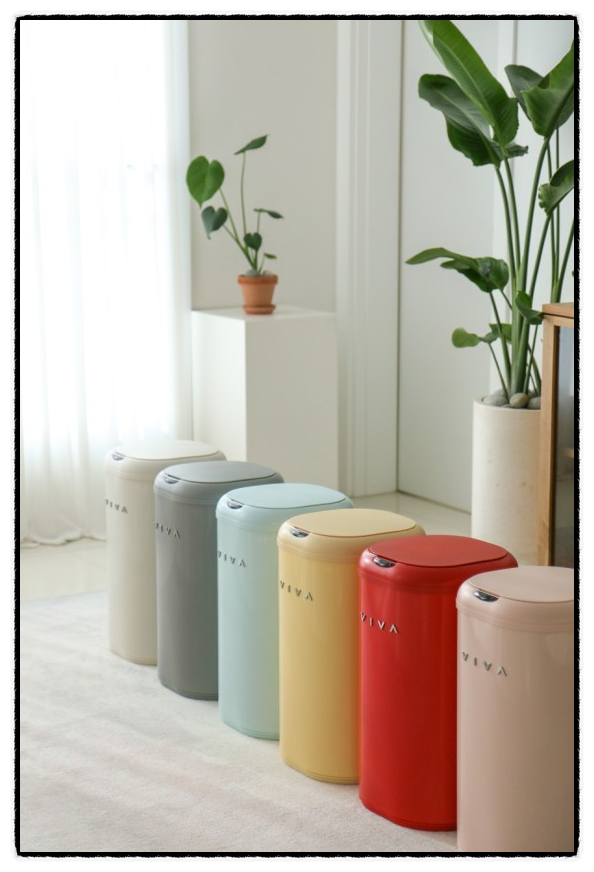  자동센서 휴지통     비스비바 빈블리 센서 휴지통 30 L