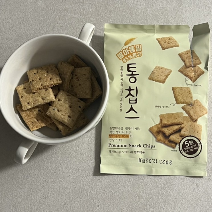  고소하고 담백한 건강한 저칼로리 과자 | 다모아웰빙 통칩스