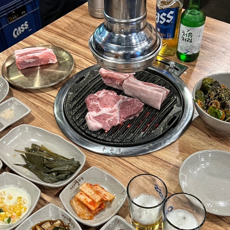  춘천 퇴계동 고깃집, 남춘천역 삼겹살이 맛있는 이모네고깃집