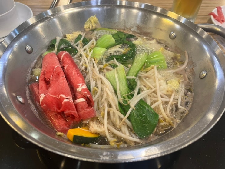  안양 범계 샤브샤브 무한리필 맛집_키친폿(뷔페식 가성비 갑)