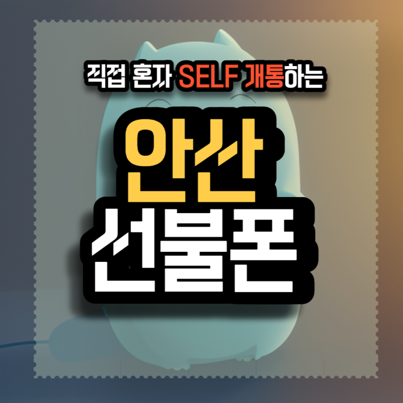 안산선불폰 프리티모바일 유심 3분 만에 온라인 개통
