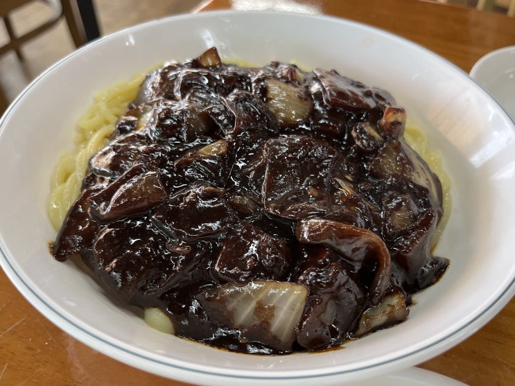  검단 맛집 "특허손짜장마을", 쫄깃쫄깃한 수타면