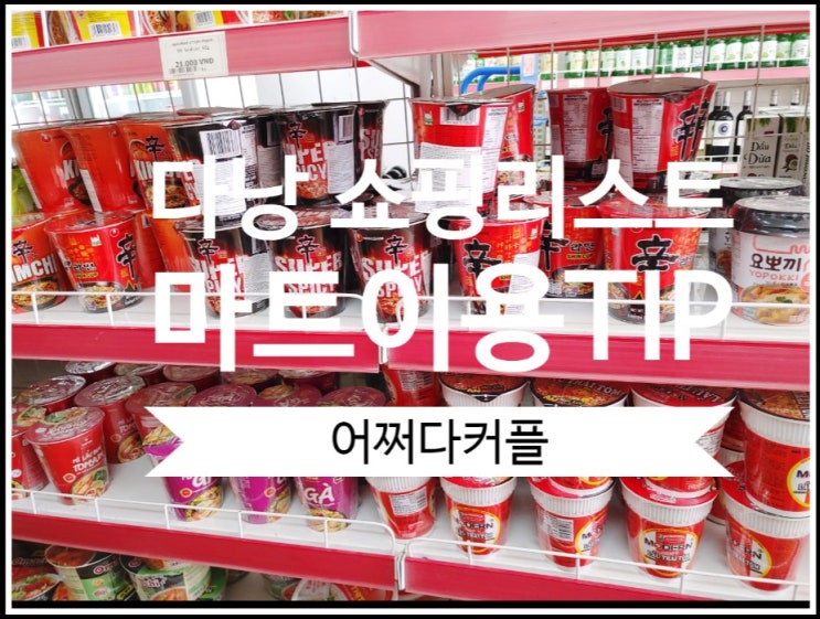  다낭자유여행 롯데마트 쇼핑리스트 호이안 마트 정가제 꿀팁!