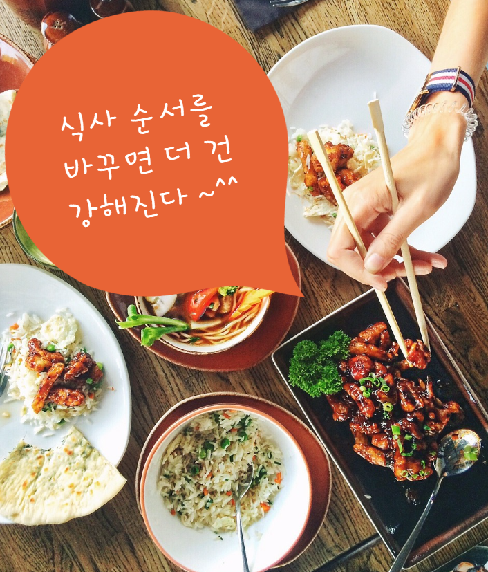 식사 순서를 바꾸면 건강해진다 [펌글]