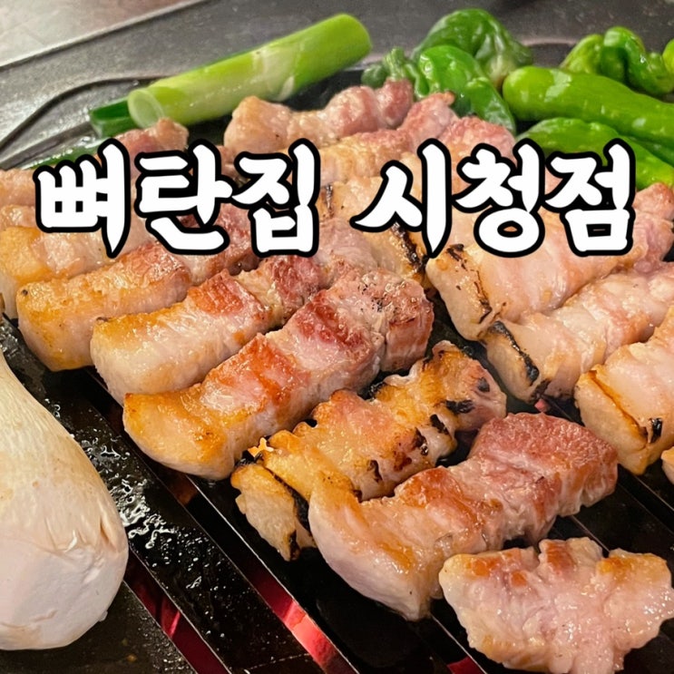  시청역맛집 뼈탄집 편하고 맛있게 구워주는 북창동고기집