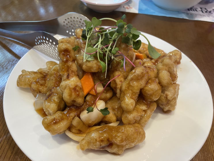  수원 영통 중식 맛집 후이후이 냉짬뽕과 볶먹탕수육