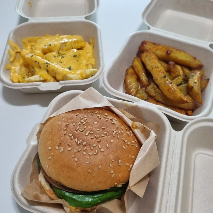 성수 수제버거 맛집, 고구마 프라이가 맛있는 패티패티 내돈내산 후기