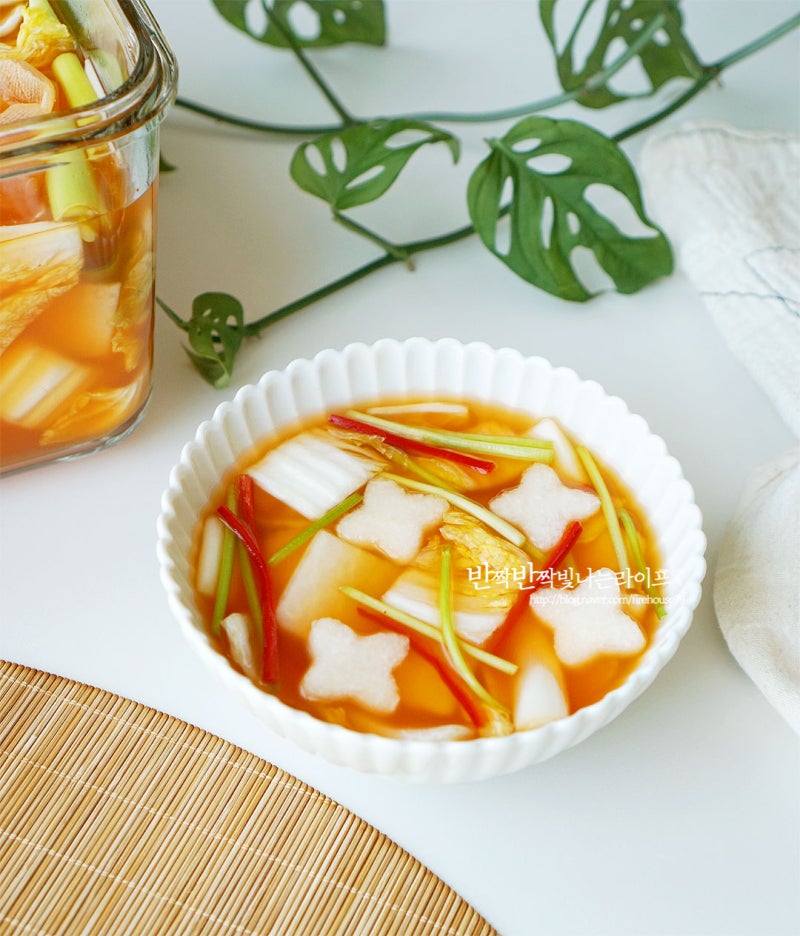 알토란 나박물김치 담그는법 배추물김치 나박김치담그는법