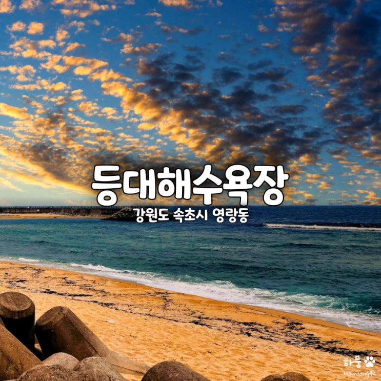  강원도 속초 등대해수욕장 추천 카페｜펜션숙소｜맛집｜주차장