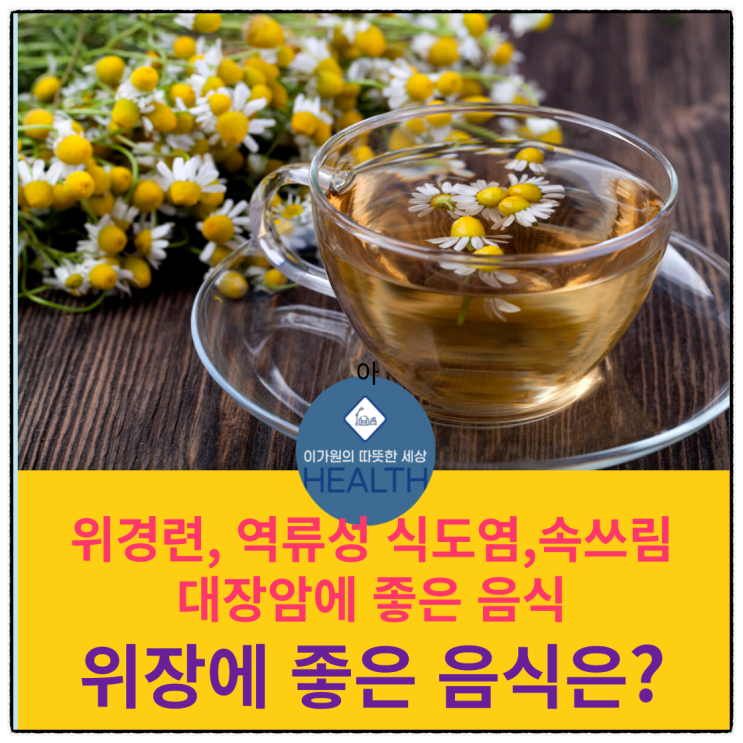  위경련,역류성식도염,속쓰림,대장암에 좋은 음식(위장에 좋은 음식은?)