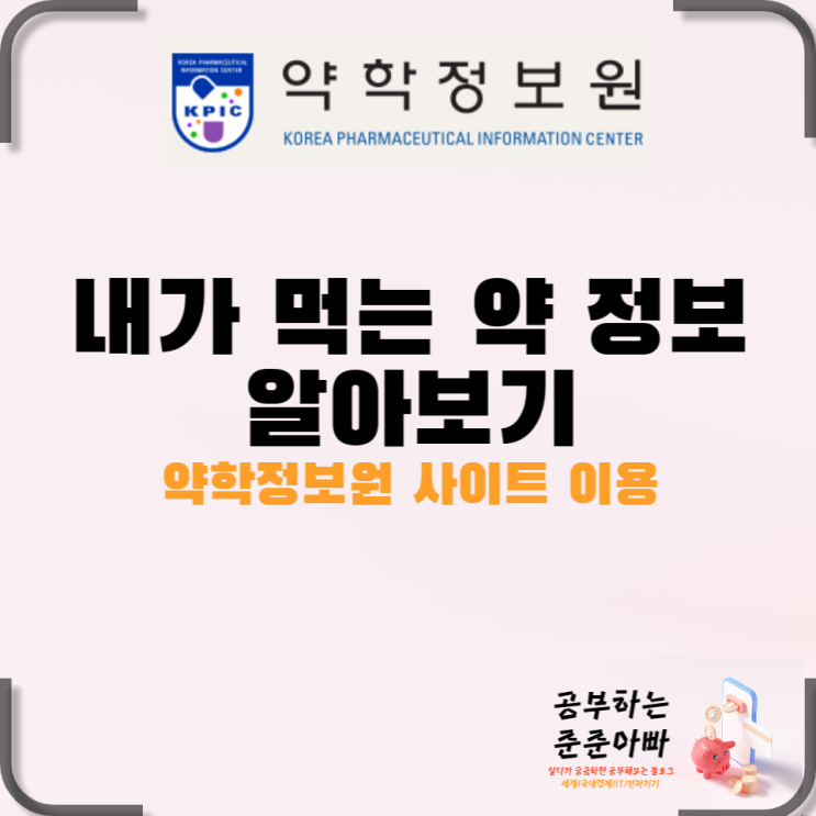  내가 먹는 약 정보 알아보기 : 약학정보원