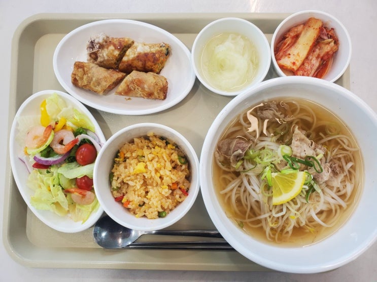 웰튼병원 셰프 초청 식단 기대이상의 베트남 특식