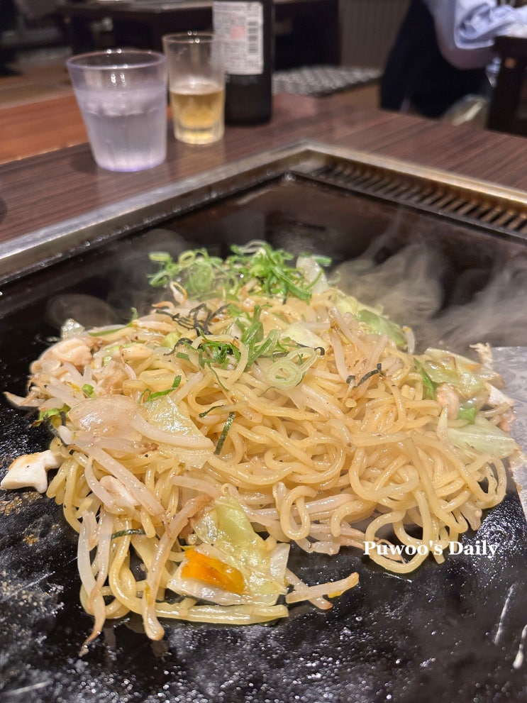  후쿠오카 철판요리 맛집 우노하나(Unohana) 직접 해먹는 오코노미야끼 히카타역 맛집