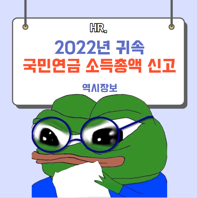  2022년 귀속 국민연금 소득총액 신고 방법, 대상, 신고 기간