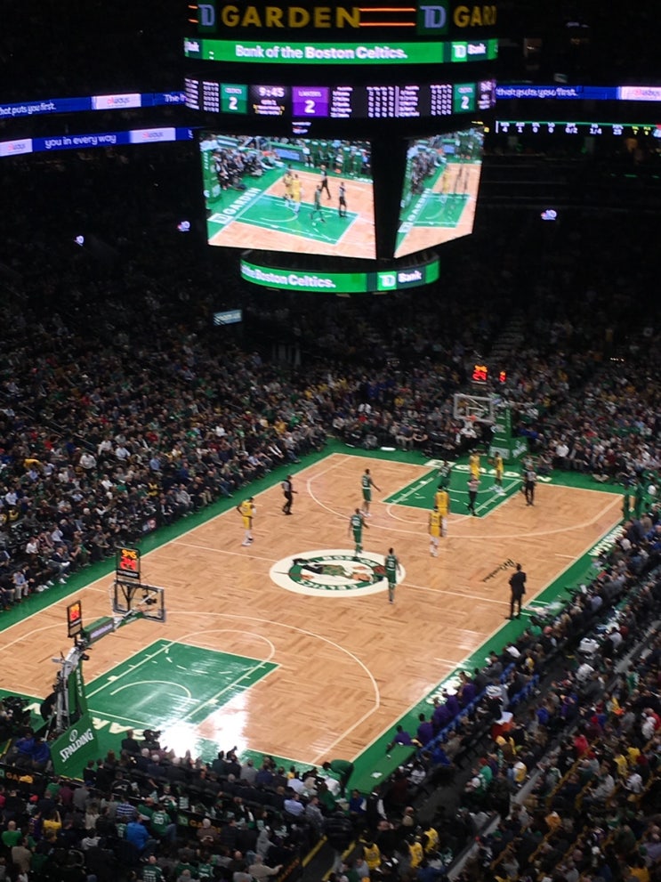 [미국 농구 | NBA 직관] 보스턴 셀틱스 vs LA 레이커스 | TD가든 | 2019.02.07