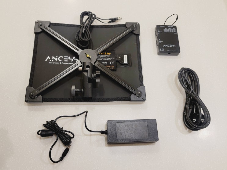  지속광조명 안세스45조명 소프트박스 세트 사용후기 ANCESS45