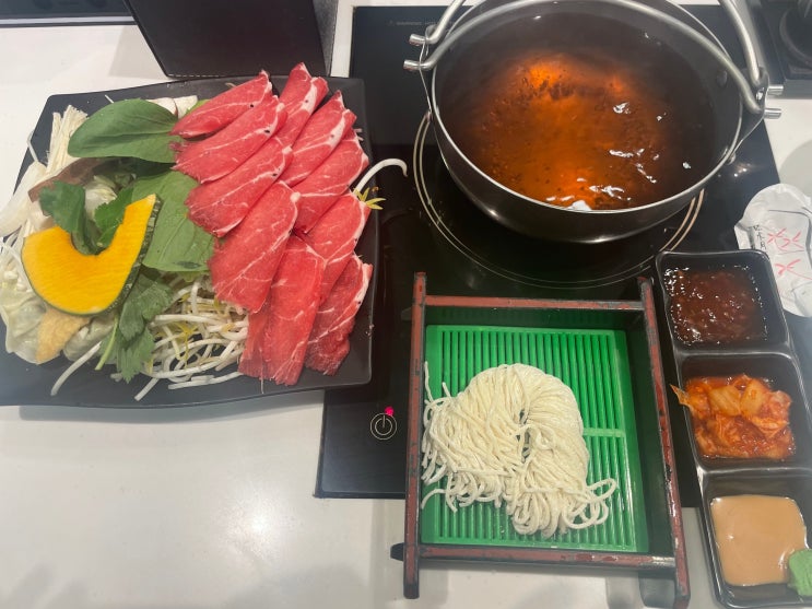  부산 센텀 신세계 [샤브진] - 솔직후기 실망ㅜㅜ  샤브집 혼밥 추천