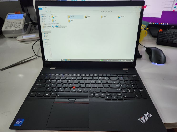  레노버씽크패드 액정파손 ThinkPad T15 Gen2