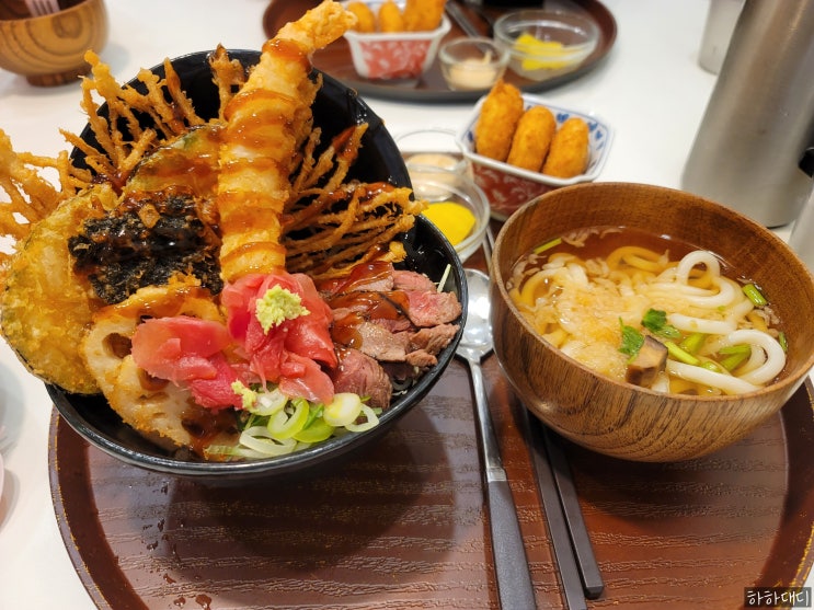 신세계 백화점 김해점 ㅣ 바삭한 튀김이 맛있는 일본 가정식 온기정 내돈내산 방문기