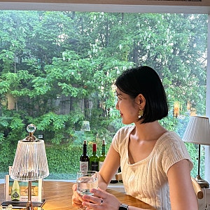 숏컷에서 단발이 되어버린.. 6월 데일리룩 - 메종키츠네 스탠드오일 부루앤주디 마켓인유 단....