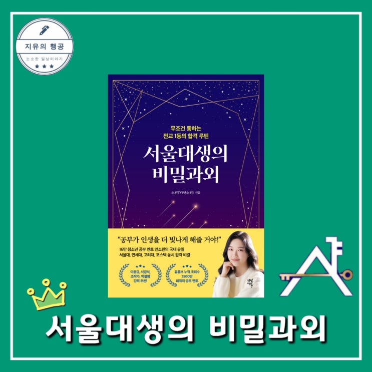  서울대생의 비밀과외ㅣ소린TV 안소린 (다산에듀) 청소년 필독서