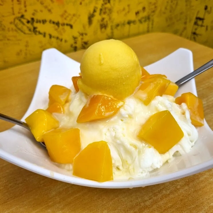  대만 디저트 맛집 여행 필수코스인 삼형제 망고빙수