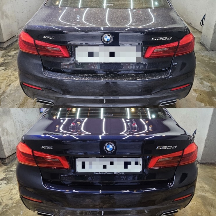  인천 송도손세차 추천 : 디테일벙커 본점에서 디테일링 세차한 후기 (Feat. BMW 520d)