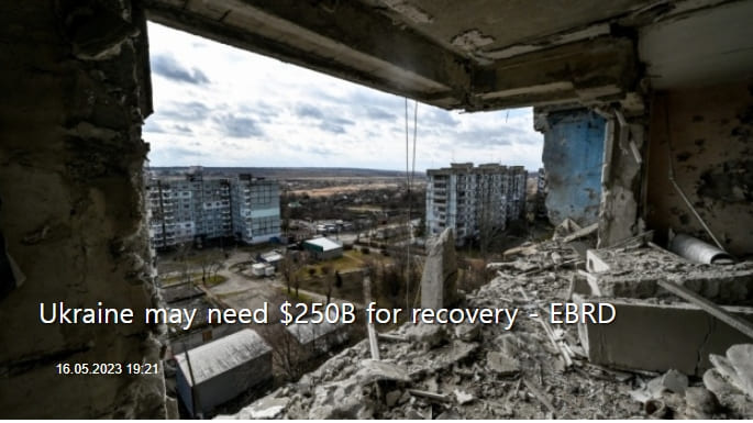 '제 2 한강의 기적'을 우크라이나에서...1,200조 규모 복구사업 참여 추진 Ukraine may need $250B for recovery - EBRD
