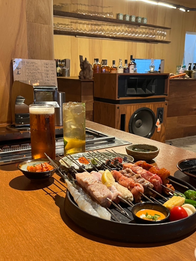 문래 평화로, 분위기 끝장나는 숯불 꼬치구이 맛집