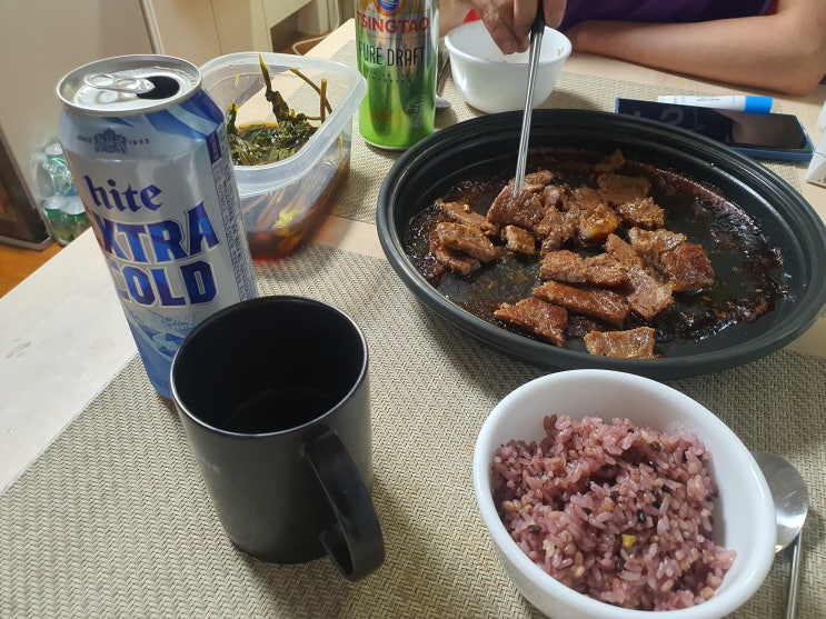  맛! 가격! 다 좋은 갈비아저씨 수제 양념목살 왕구이!