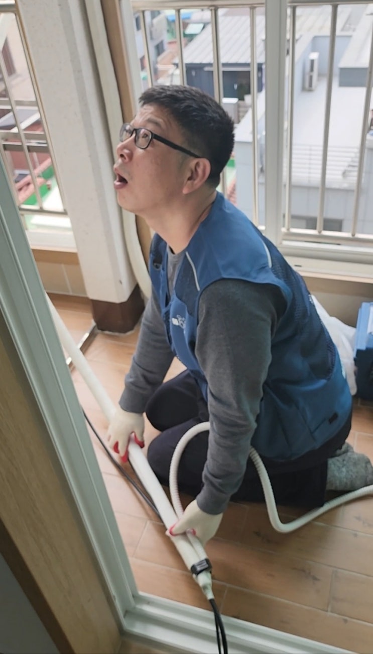  관악구 에어컨설치 현장 완벽한 설치 깔끔한 에어컨설치비용