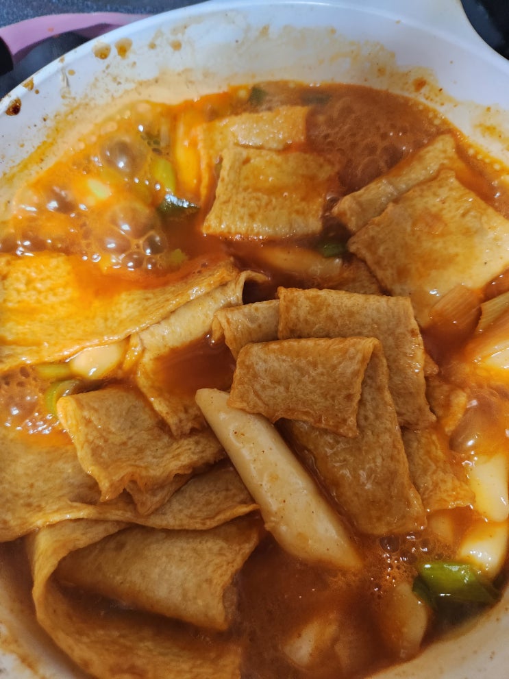  옛날 떡볶이 밀키트 버거형 어쩌다떡볶이 식혜 넣어서 달달
