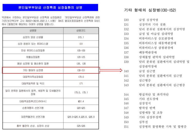 뇌혈관, 심장질환 중증질환 산정특례진단비에서 보장있는 질병과 치료 이렇게나 많습니다.(고혈압, 고지혈증, 당뇨 약 복용중이라면, 태아보험을 가입하신다면 꼭 추가해두세요..)