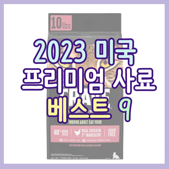  고양이 프리미엄 사료 순위 추천 베스트 9(2023 미국)_ 건사료 급여 시 고려 사항(주의사항)