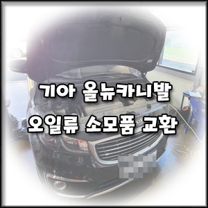 [기아 올뉴카니발] 소모품 브레이크 오일, 미션오일, 엔진오일 교환