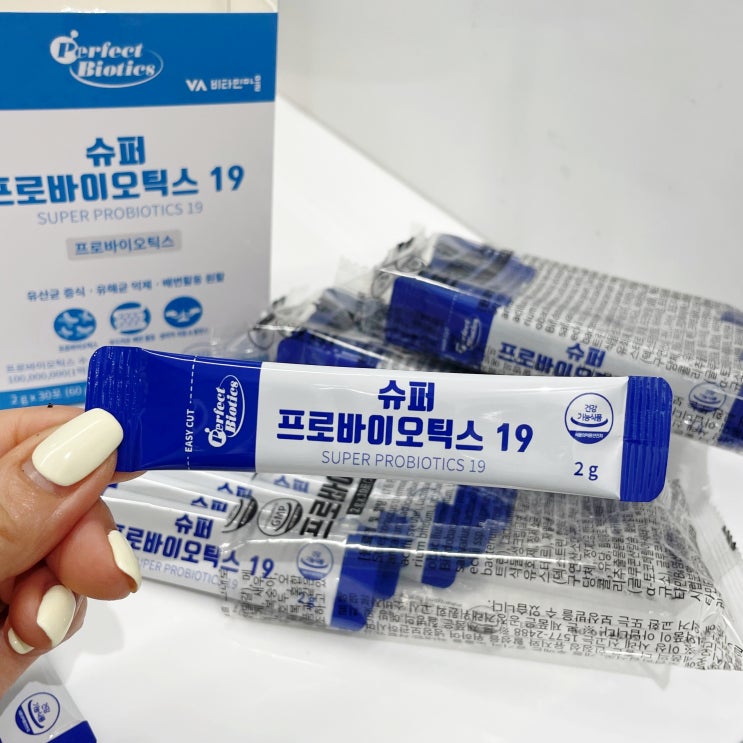 유산균추천 비타민마을 슈퍼 프로바이오틱스 19 장건강 챙기자