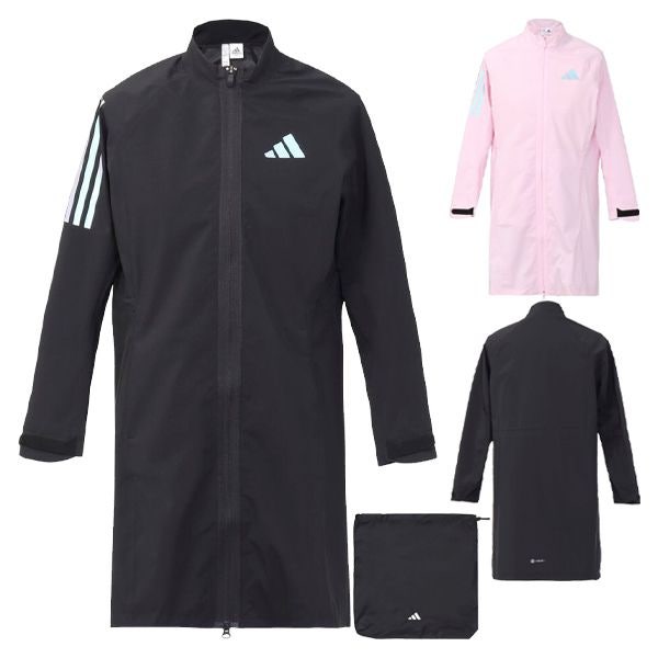 아디다스 골프 레인 웨어 원피스 여성 코트 패커블 방수 우비 무지 봄 여름 BXE40 adidas golf