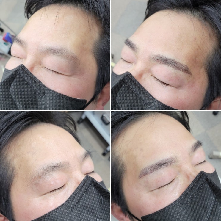  인천남자눈썹문신 반영구엠보 자연스럽게 잘하는곳
