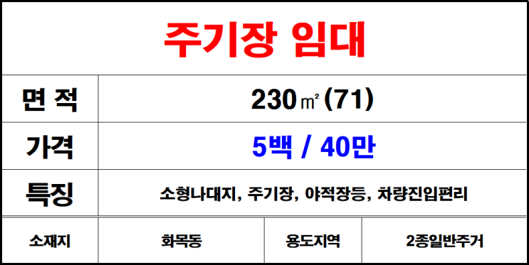  김해칠산소형나대지,토지,땅임대