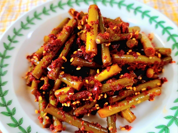  초간단 마늘쫑 장아찌 무침 레시피 만들기