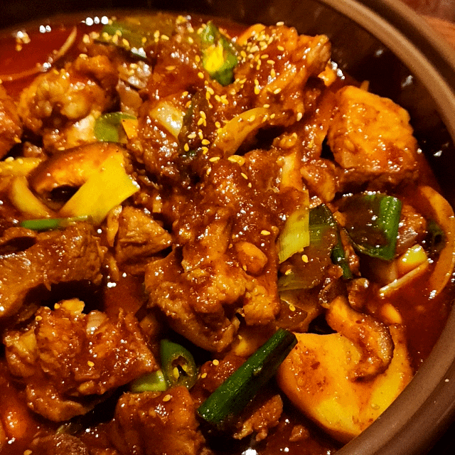  광주 매운갈비찜 맛집 상무지구 꾸다 대존맛탱