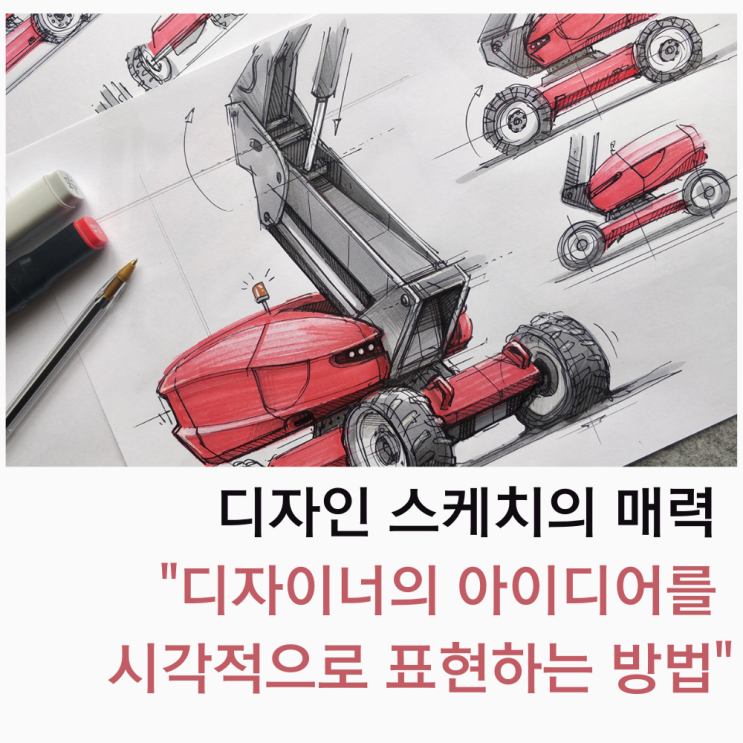  디자인 스케치의 매력 디자이너의 아이디어를 시각적으로 표현하는 방법 Marius Kindler의 Design Sketchs