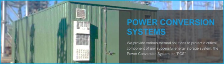 판넨베그는 에너지 저장 시스템의 핵심 구성 요소인 전력 변환 시스템(PCS)을 보호하기 위한 다양한 열 관리 솔루션을 제공합니다.