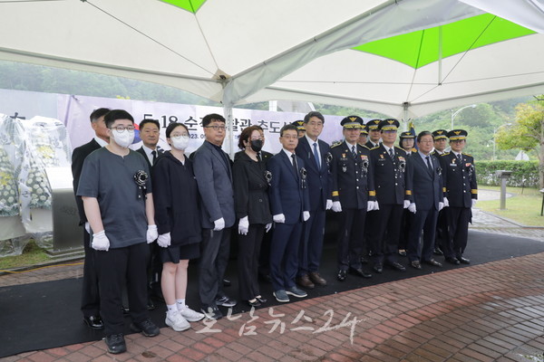  전남경찰청, 광주민주화운동 기념 맞아 5월 순직경찰관 추도식 거행