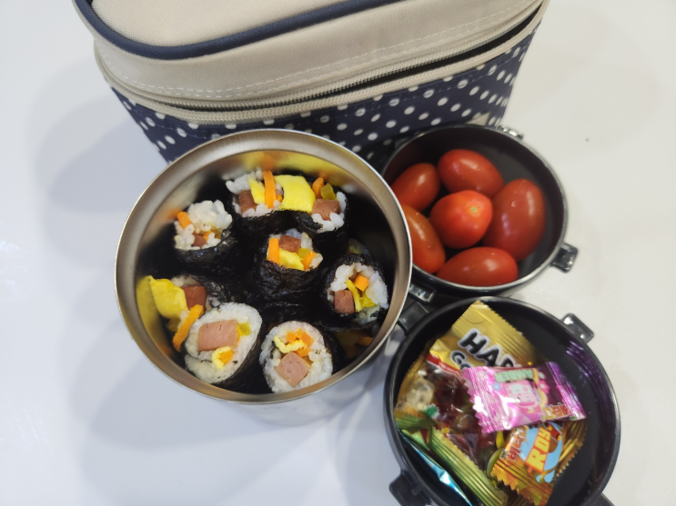  워킹맘의 큰 위기! 어린이집 소풍, 엄마표 도시락 만들기 (꼬마김밥 키트 활용)