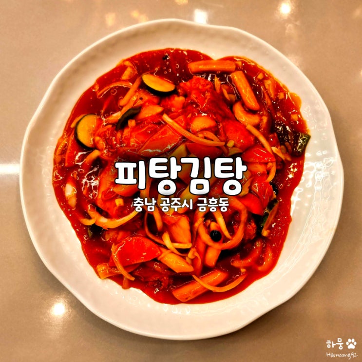  충남 공주 금흥동 김치피자탕수육 김피탕 맛집 피탕김탕