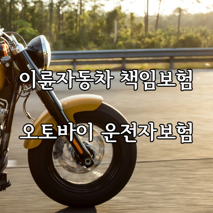 배달하시면 오토바이운전자보험으로 형사책임 걱정 끝.